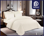 Cream White Jacquard Comforter Set (6 PCS / 4 PCS)